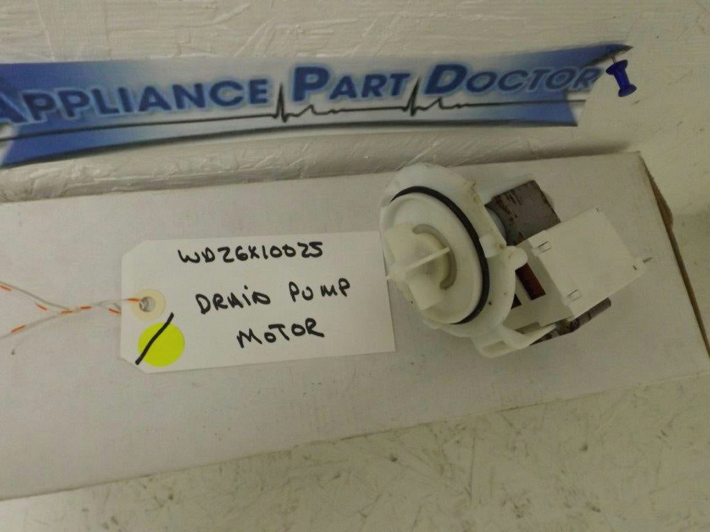 GENERAL ELECTRIC HOTPOINT DISHWASHER WD26X10025 DRAIN PUMP MOTOR USED GENERAL ELECTRIC HOTPOINT DISHWASHER WD26X10025 DRAIN PUMP MOTOR USED